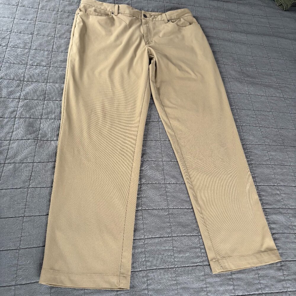 VRST‎ Commuter Athletic Fit Pants, Tan, Men's 36x32 MAX200401 EUC